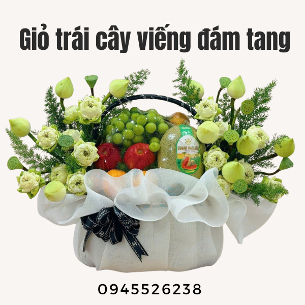 giỏ trái cây viếng đám tang