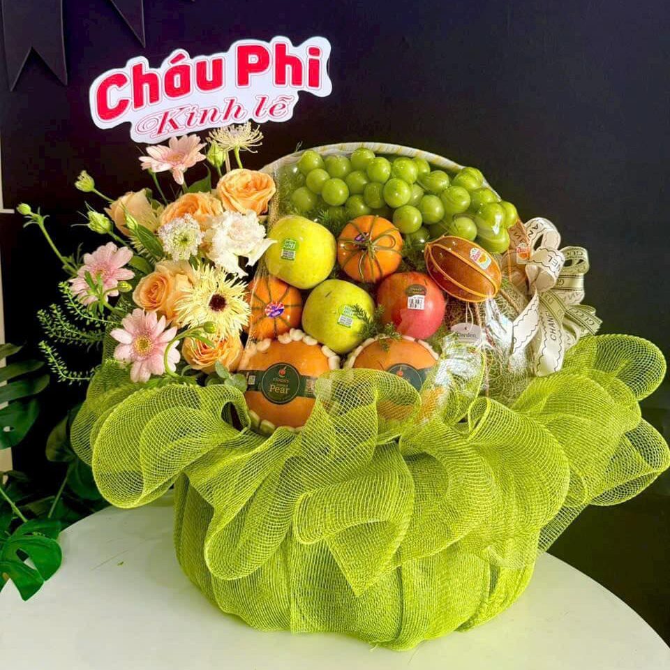 Giỏ trái cây viếng tang